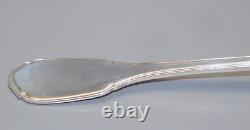 SUPERB ANTIQUE SOLID SILVER SAUCE SPOON Minerva Hallmark DISPLAY CASE