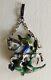 Saint George And Dragon Solid Silver Pendant + Antique Enamel Jewelry