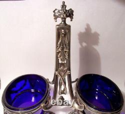 Saliere Saleron Ex Argent Massif Antique Solid Silver Salt Cellar Louis XVI