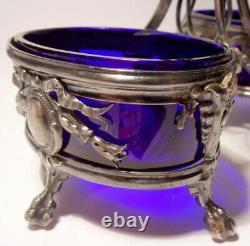 Saliere Saleron Ex Argent Massif Antique Solid Silver Salt Cellar Louis XVI