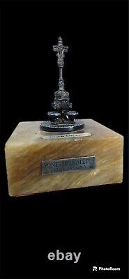 Sculpture Fountain of Canaletes Barcelona in solid silver 915 sterling silver ancient