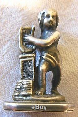 Seal, Stamp, Stamp Old Silver In, Lyre Player