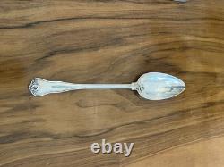 Service Soup Spoon in Solid Silver. 100 g / Antique Silverware