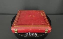 Set of 12 antique vermeil and mother-of-pearl knives by Lavallée Silversmith