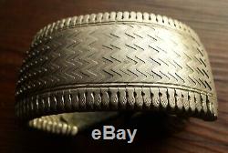 Silver Bracelet Old Ethnic Rajasthan 112g Ancient Indian Silver Bangle