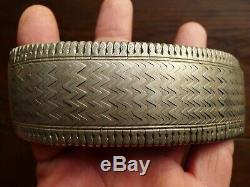 Silver Bracelet Old Ethnic Rajasthan 112g Ancient Indian Silver Bangle