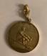 Solid Silver Antique Medal Golden Silver Northern France Regattas