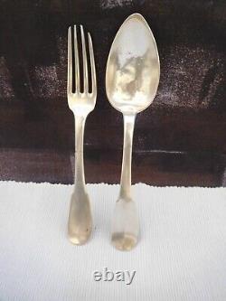 Solid Silver Cutlery Old Vieillard Hallmark Paris Guarantee Ceres Bt3