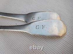 Solid Silver Cutlery Old Vieillard Hallmark Paris Guarantee Ceres Bt3