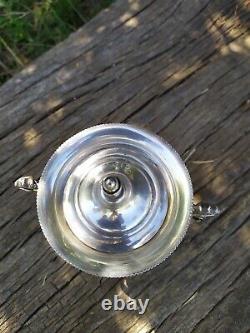 Solid Silver Sugar Bowl 134 grams Antique