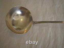 Solid silver Ladle old English hallmark with Leopard, 34 cm #1195#