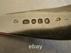 Solid silver Ladle old English hallmark with Leopard, 34 cm #1195#