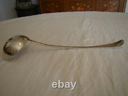 Solid silver Ladle old English hallmark with Leopard, 34 cm #1195#