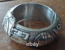 Solid silver bracelet, Antique Art Deco 1920s/30s