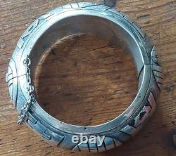 Solid silver bracelet, Antique Art Deco 1920s/30s
