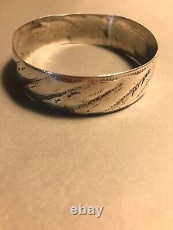 Solid silver bracelet with antique hallmark