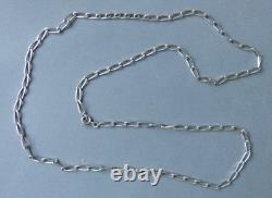 Solid silver necklace chain antique silver jewelry