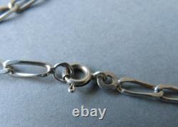 Solid silver necklace chain antique silver jewelry