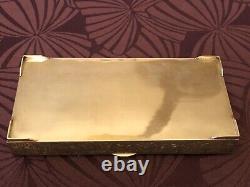 Splendid Antique Box or Case Entirely in Solid Silver from Persia