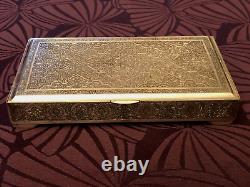 Splendid Antique Box or Case entirely in Persian Solid Silver