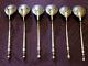 Splendid And Ancient Solid Silver Spoons Russia 1844/1846