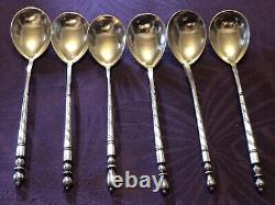 Splendid and Ancient Solid Silver Spoons Russia 1844/1846