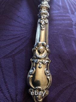 Splendid and Antique Cake Server Made Entirely of Solid Silver