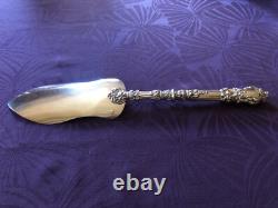 Splendid and Antique Cake Server Made Entirely of Solid Silver