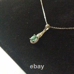 Stunning Ancient Emerald Real Emerald Necklace From Colombia, Gold, Silver Massif