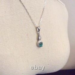 Stunning Ancient Emerald Real Emerald Necklace From Colombia, Gold, Silver Massif