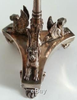 Sublime Silver Salt Saleron Old Claw Feet Griffins Mo Marc Jacquart