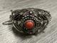 Superb Ancient Bracelet Silver Filigree And Coral