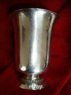 Superb And Ancient Timbal Foot Shower Silver Massif Controlee Au Vieillard