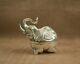 Superb Antique Solid Silver Betel Box In The Shape Of An Elephant From India Or Indochina