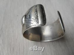 Superb Bracelet Ethnic Vintage Old Silver Massif Africa 141 Grs Os47