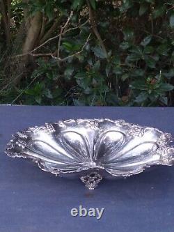 Superb Large Russian Solid Silver Basket, 19th Century. Antique.