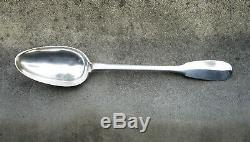 Superb Old Spoon Stew Silver Eighteenth Grenoble 1757 Arms