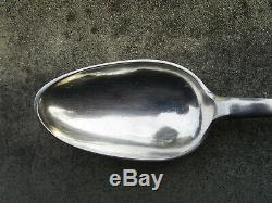 Superb Old Spoon Stew Silver Eighteenth Grenoble 1757 Arms