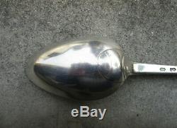 Superb Old Spoon Stew Silver Eighteenth Grenoble 1757 Arms