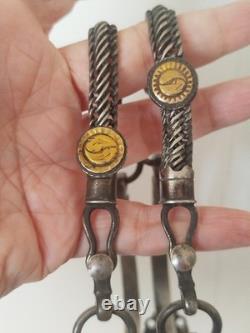 Superb ancient spurs made of solid silver from South America