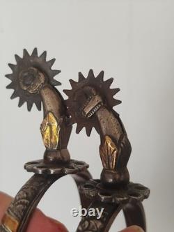 Superb ancient spurs made of solid silver from South America