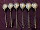 Superb, Antique Solid Silver Spoons From Russia, Year 1844 And 1846
