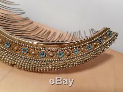 Tiara Jewelry Tiara Comb Former Nineteenth Century Brass 19 Fancy Pearl Silver