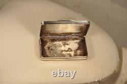 Tobacco Box Ancient Silver Massif Emaille Antique Enameled Silver Snuff Box