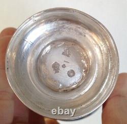 Translate this title in English: Beautiful Antique Solid Silver Footed Shower Bowl 18th Century to identify 139g