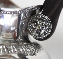 Translation: Antique solid silver water pot/creamer Vieillard, early 19th century, 185 g.