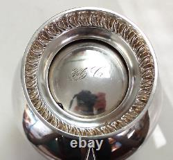 Translation: Antique solid silver water pot/creamer Vieillard, early 19th century, 185 g.