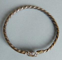 Twisted Silver Bracelet Antique Jewelry