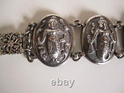 Two Ancient Imposants Bracelets Silver Asia Indochina