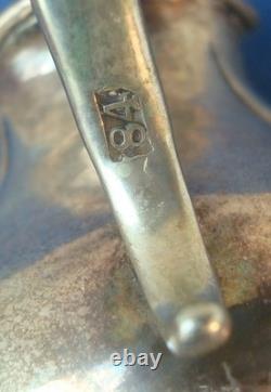 V71 Small Antique Milk Pot 19th Century Russian Solid Silver 1869 Russian Silver Pot